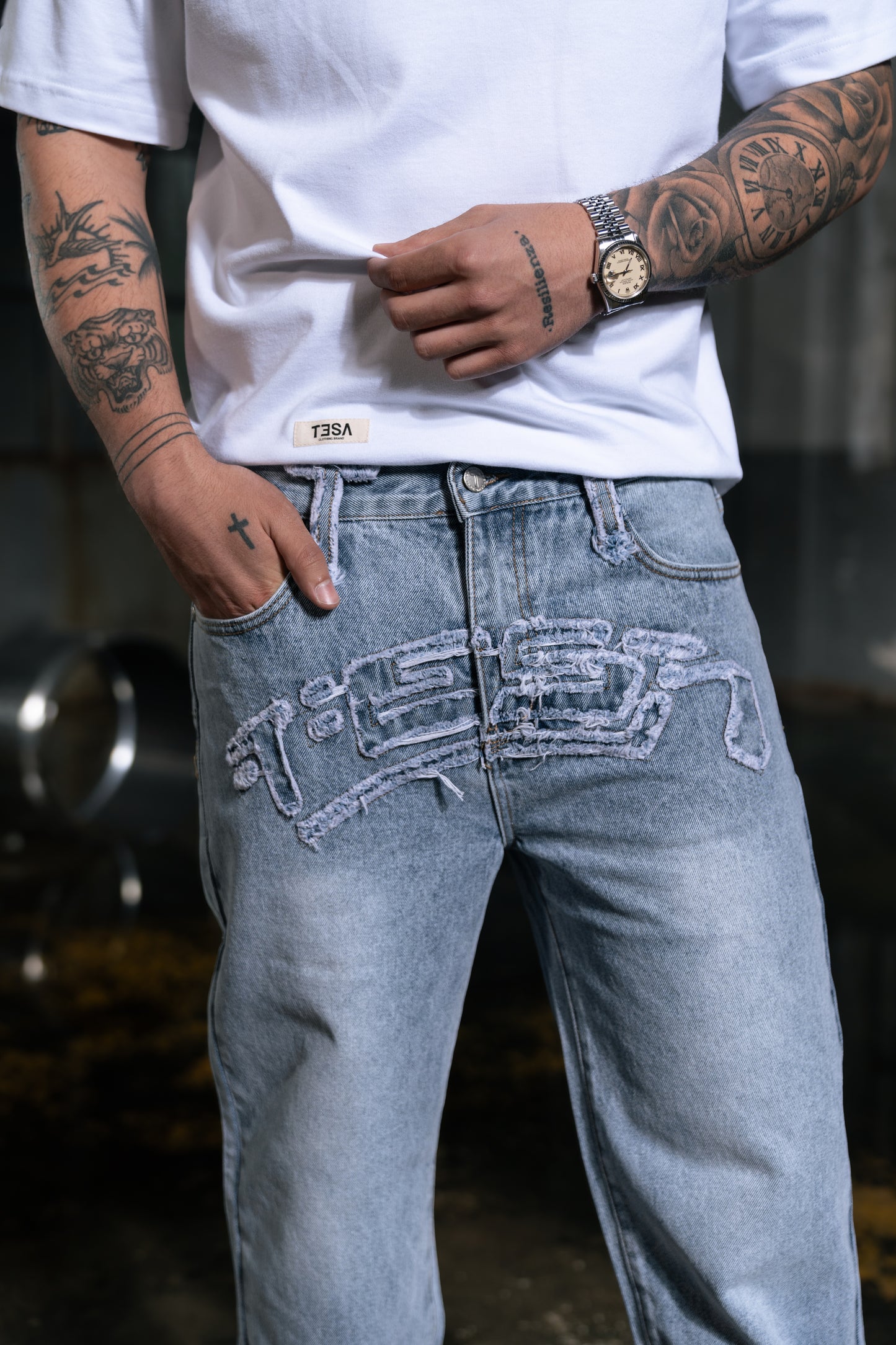 TESA Japanese Patch Jeans