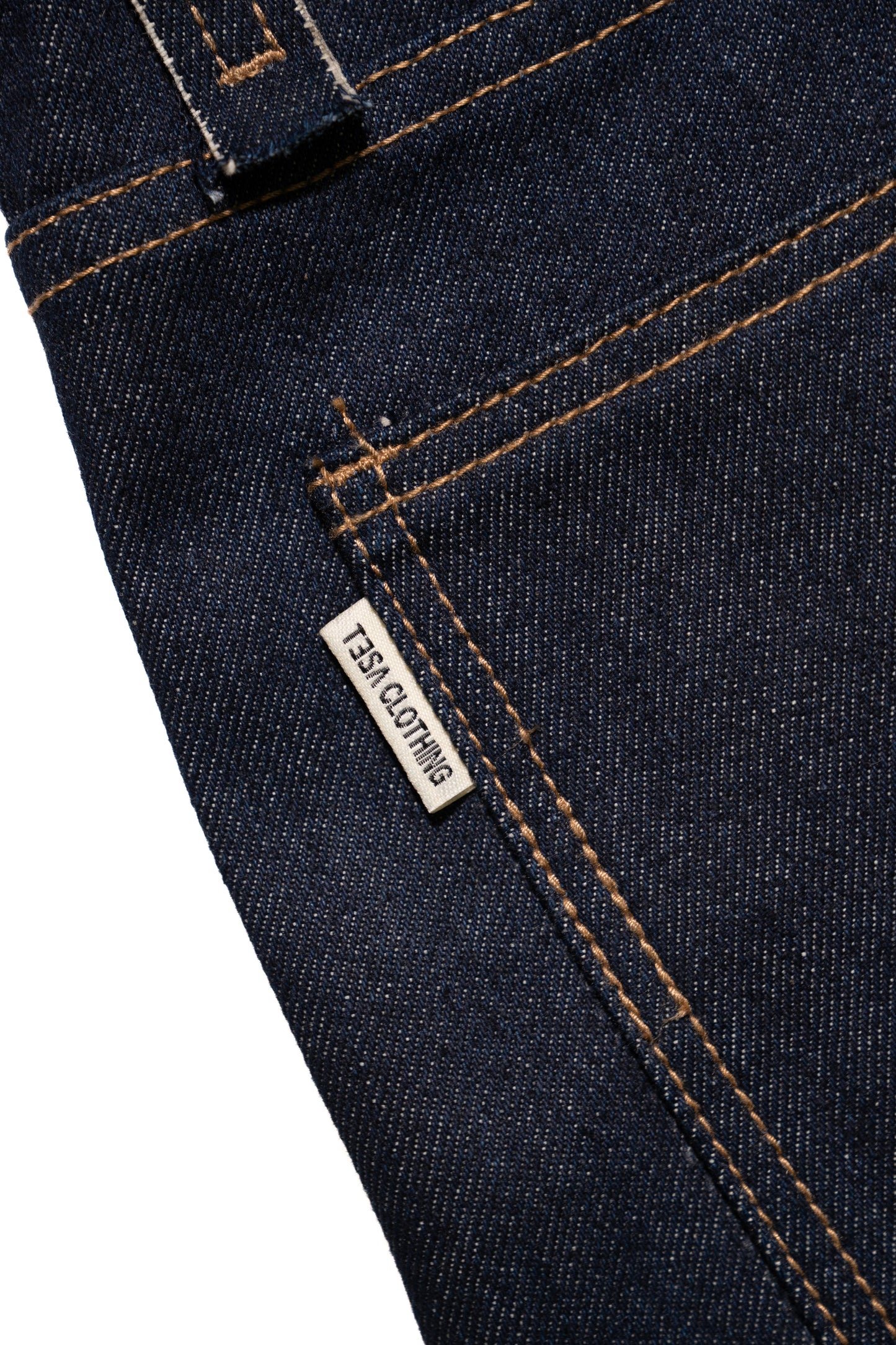 TESA Raw Japanese Patch Jeans